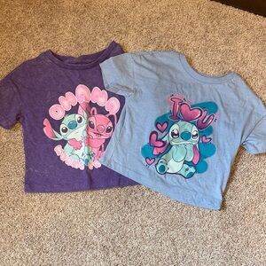 Purple and Gray Lilo & Stitch T-Shirts